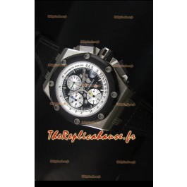 Réplique de montre Royal Oak Offshore Rubens Barrichello Audemars Piguet noire - Réplique de montre miroir 1:1