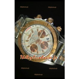 Réplique de montre suisse Breitling Chronomat Evolution en or rose