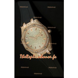 Réplique de montre Audemars Piguet Royal Oak LADY Édition cadran en diamants
