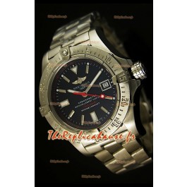 Réplique de montre suisse Breitling Avenger Seawolf avec aiguilles des secondes rouges - 1:1 Réplique de montre miroir