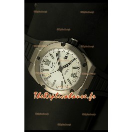 Réplique de montre suisse en titane IWC Ingenieur avec cadran blanc