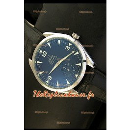 Réplique de montre japonaise Omega Seamaster Railmaster avec bracelet en cuir noir