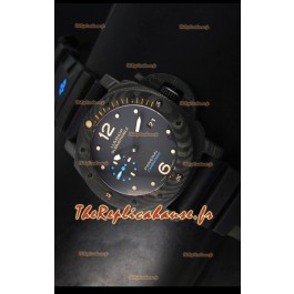 Réplique de montre suisse 1:1 Panerai Luminor 1950 Submersible PAM616 Carbotech 