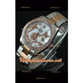 Rolex Datejust Montre Suisse Femmes avec Boîtier Bicolore – 31 mm