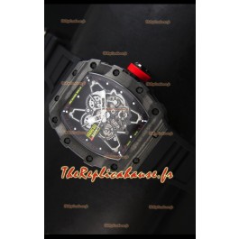 Réplique de montre suisse Édition Rafael Nadal Richard Mille RM35-01 avec index noirs