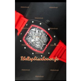 Réplique de montre suisse Richard Mille RM055 Bubba Watson noire