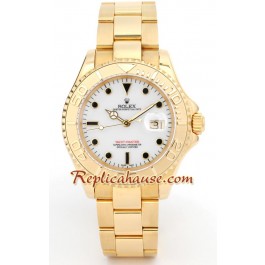 Rolex Yacht Master d' or - White Face