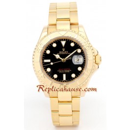 Rolex Yacht Master d' or - Black Face