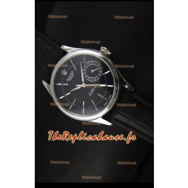 Réplique de montre suisse Rolex Cellini Date 50519 avec cadran noir 