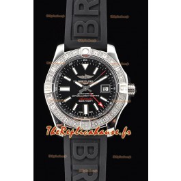 Breitling Avenger II montre suisse en acier GMT 1:1 Edition ultime - cadran noir