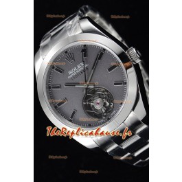 Rolex Milgauss LABELNOIR Tourbillon montre réplique suisse avec boîtier en acier 