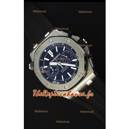 Montre Audemars Piguet Royal Oak Offshore réplique à chronographe de plongée suisse à quartz en cadran noir