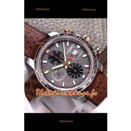 Chopard Classic Racing Chronograph Réplique Montre miroir 1:1 en boîtier acier - cadran gris 
