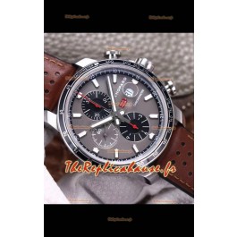 Chopard Classic Racing Chronographe Réplique Miroir 1:1 en Acier - Cadran Gris 