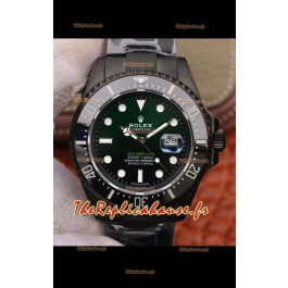 Montre Rolex SeaDweller Deep-Sea Cadran vert en qualité miroir 1:1 - Boîtier PVD