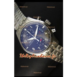 IWC IW387802 Pilot Chronograph 1:1 Mirror Replica with Steel Bracelet