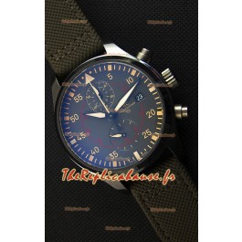 IWC Pilot's Montre chronographe Top Gun Miramar IW389002 Cadran céramique anthracite 1:1 Miroir Réplique 