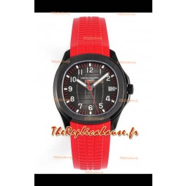 Patek Philippe Aquanaut 5167 Black Venom Edition 1:1 Miroir Réplique Montres -bracelet rouge