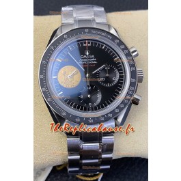 Omega Speedmaster Apollo 11 40th Anniversary Chronograph 42MM Cadran Noir Réplique de Montre 1:1 Miroir