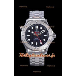 Réplique de la montre Omega Seamaster Diver 300M Nekton Edition 1:1 avec cadran noir