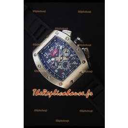 Richard Mille RM011 Montre Réplique Japonaise en Acier Inoxydable