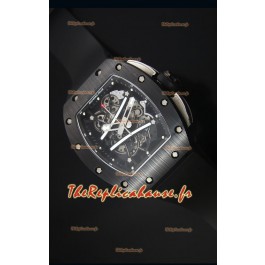 Montre Replica Suisse avec Lunette Noire avec Boitier en Céramique RM061 Richard Mille