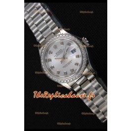 Montre Rolex Datejust Ladies Marqueurs d’Heure en Strass Suisse Mouvement CAL.2236 Répliquée à l’identique 1:1