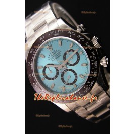 Montre Rolex Cosmograph Daytona 116506 Cadran Bleu glacé Mouvement Original Cal.4130 — Montre en acier ultime 904 L 