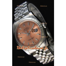 Réplique de montre Rolex Datejust Japonaise - Cadran Champange en 36MM avec bracelet Jubilé