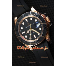 Réplique de montre japonaise Rolex Yachtmaster Everrose Gold - 40MM