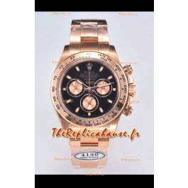 Rolex Cosmograph Daytona M116505-0008 Rose Gold Original Cal.4130 Movement - 904L Montre en acier