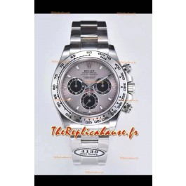 Montre Rolex Cosmograph Daytona M116509 Mouvement original Cal.4130 - Montre en acier 904L Cadran gris