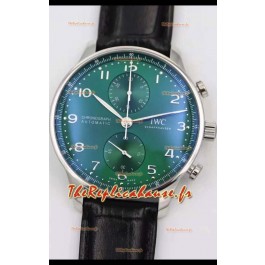 Montre IWC Portuguese Chronograph Réplique Suisse Montre dans un boîtier en acier - Edition 1:1 Réplique Miroir