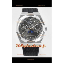 Réplique de montre Vacheron Constantin Overseas Calendrier Perpétuel Cadran Gris Ultra-Fin Boîtier Acier