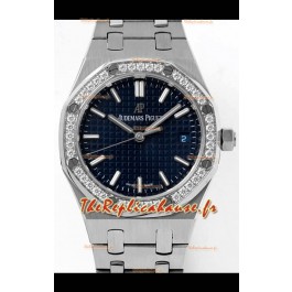 Audemars Piguet Royal Oak Swiss Automatic 34MM Swiss Watch Blue Dial - Replica Edition 1:1 Miroir