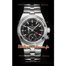 Vacheron Constantin Overseas Dual Time Miroir 1:1 Swiss Replique Watch avec cadran noir 