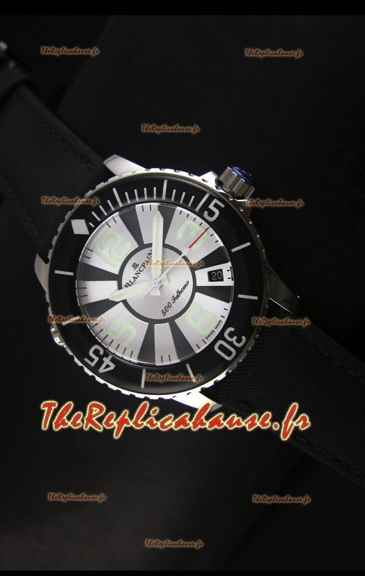 Réplique de montre suisse Édition spéciale 500 Phatoms Blancpain avec cadran blanc