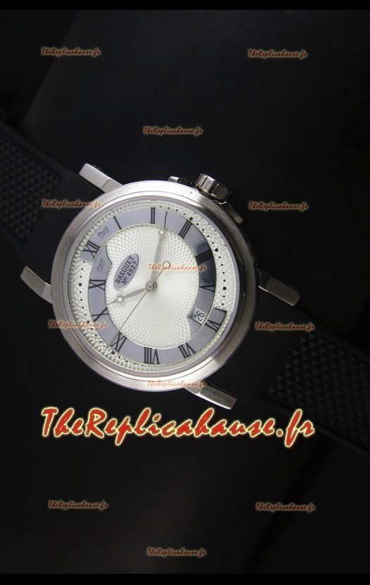 Réplique de montre suisse Brekuet en acier inoxydable 4927 Breguet avec cadran blanc 