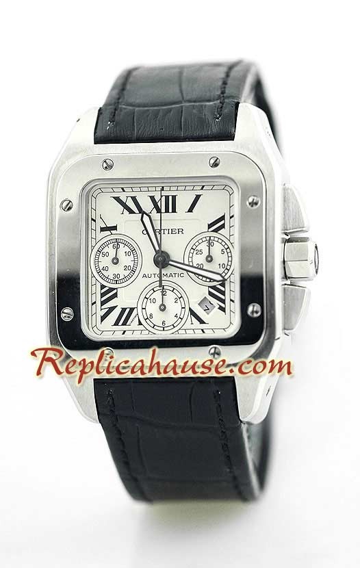 Cartier Santos 100 Chronograph Montre Suisse