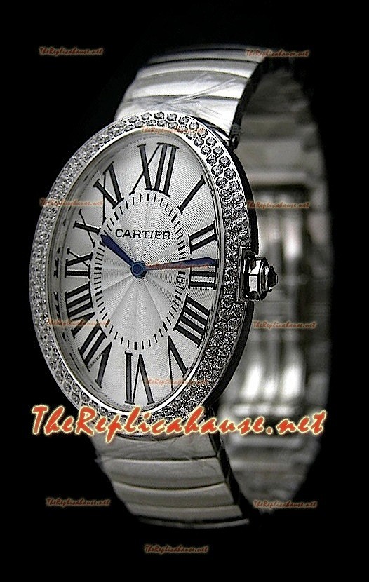 Cartier Baignoire Femme Suisse Quartz Montre avec Diamants