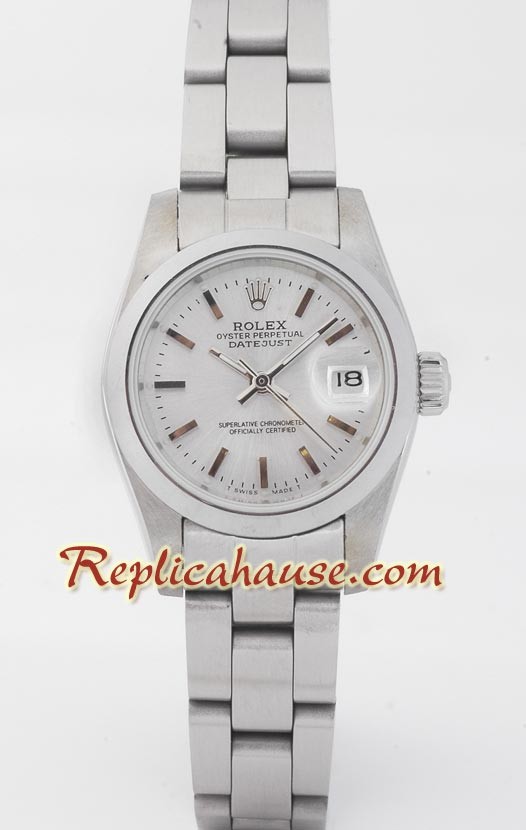 Rolex Replique DateJust - Silver-Lady's