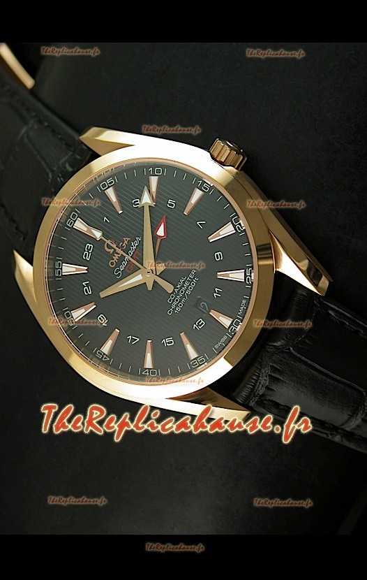Omega Seamaster Aquaterra Calendrier Annuel GMT Reproduction Montre Suisse