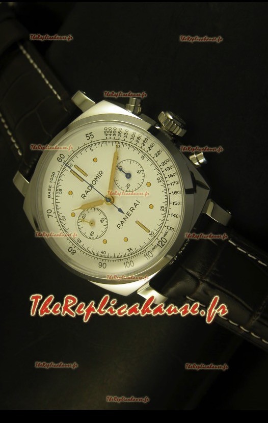 Montre chronographe Panerai Radiomir PAM518 1940 - Cadran blanc