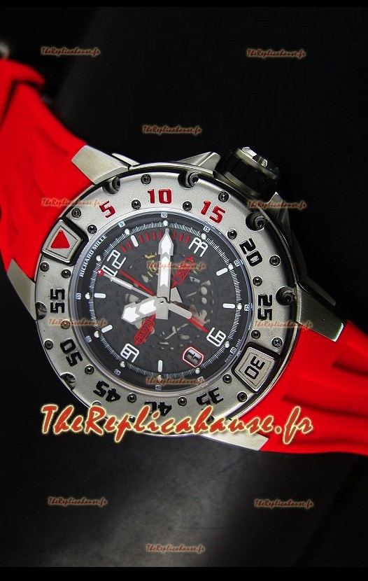 Réplique de montre suisse Richard Mille RM028 Automatic Diver's rouge