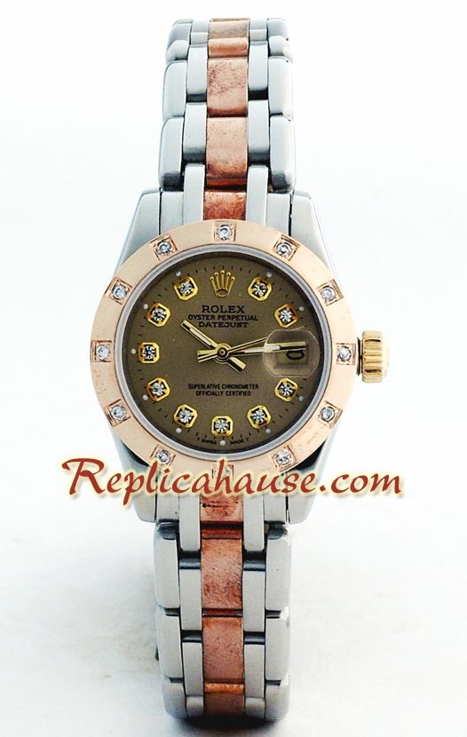 Rolex Replique DateJust - Two-tone-Lady's(Rose d' or)