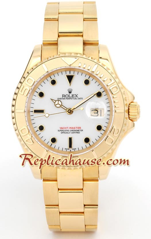 Rolex Yacht Master d' or - White Face