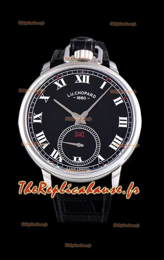 Chopard Louis-Ulysse L'hommage montre suisse en acier inoxydable cadran blanc