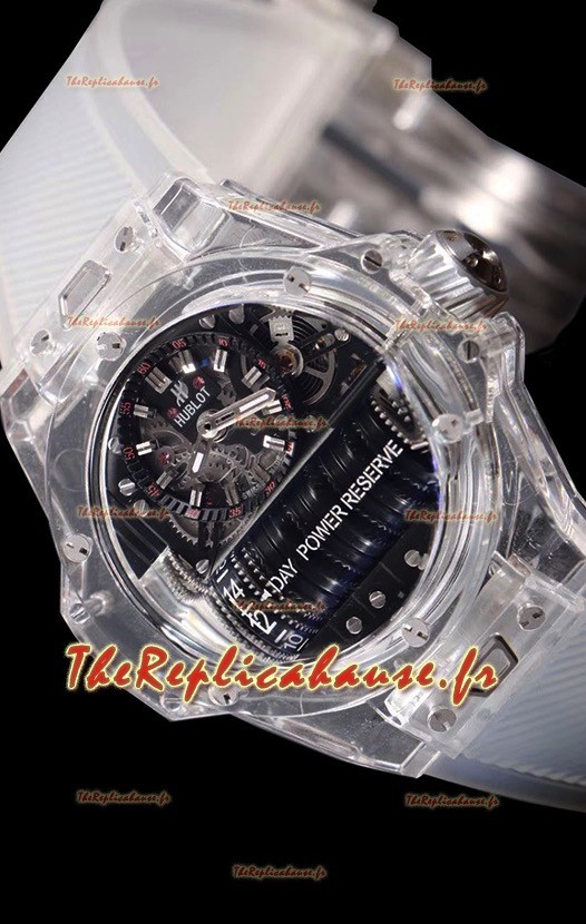 Hublot Big Bang MP-11 montre suisse réplique en saphir avec fonction réserve de marche