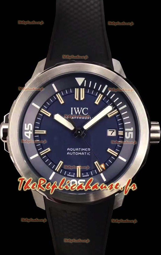IWC Aquatimer Automatique Expédition Jacques-Yves Costeau montre suisse réplique à miroir 1:1
