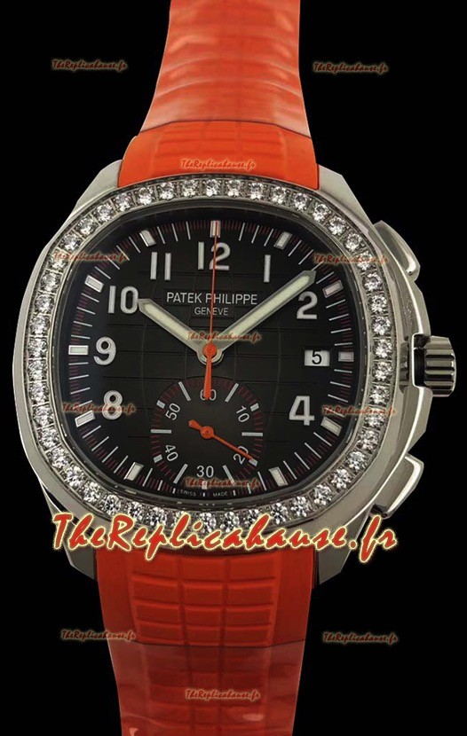 Patek Philippe Aquanaut 5968a montre réplique chronographe à miroir 1:1